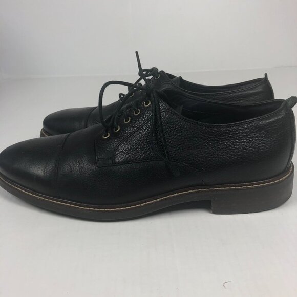 COLE HAAN Men's Oxford Black Shoes US 10-1/2 M C26150 Grand OS Leather Cap Toe - Picture 11 of 13